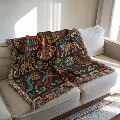Andean Condor Woven Blanket