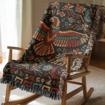 Andean Condor Woven Blanket