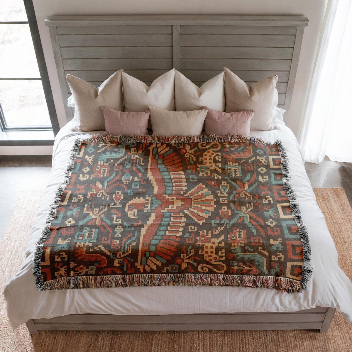 Andean Condor Woven Blanket
