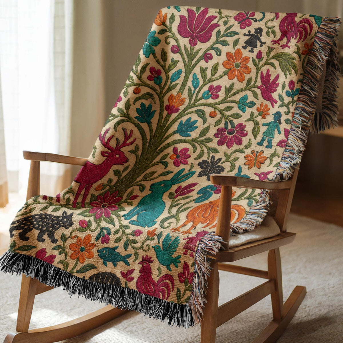 Otomi Woven Blanket