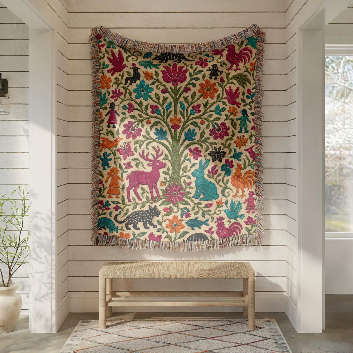 Otomi Woven Blanket