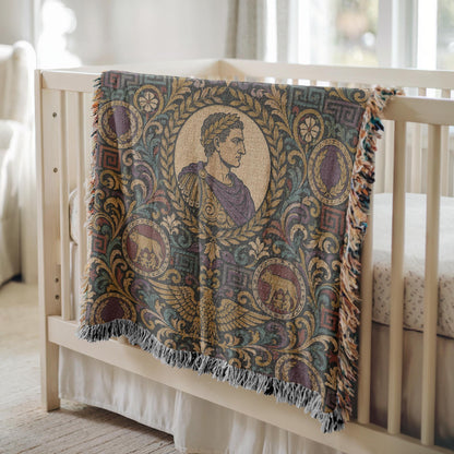 Julius Caesar Woven Blanket