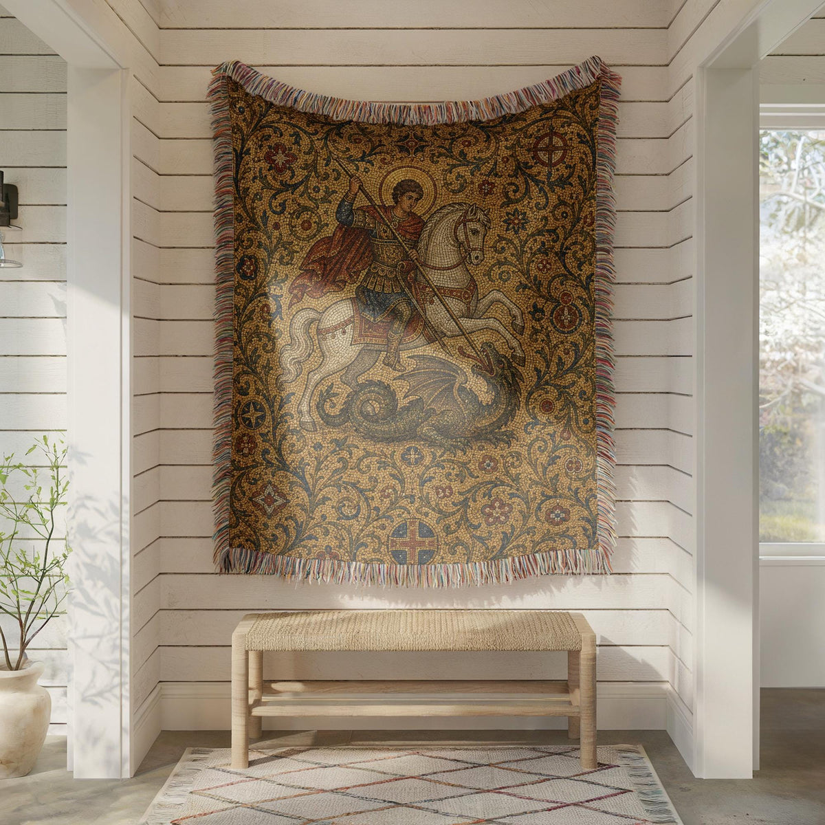 Saint George Woven Blanket