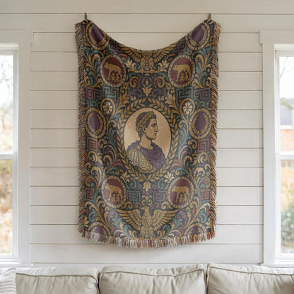 Julius Caesar Woven Blanket
