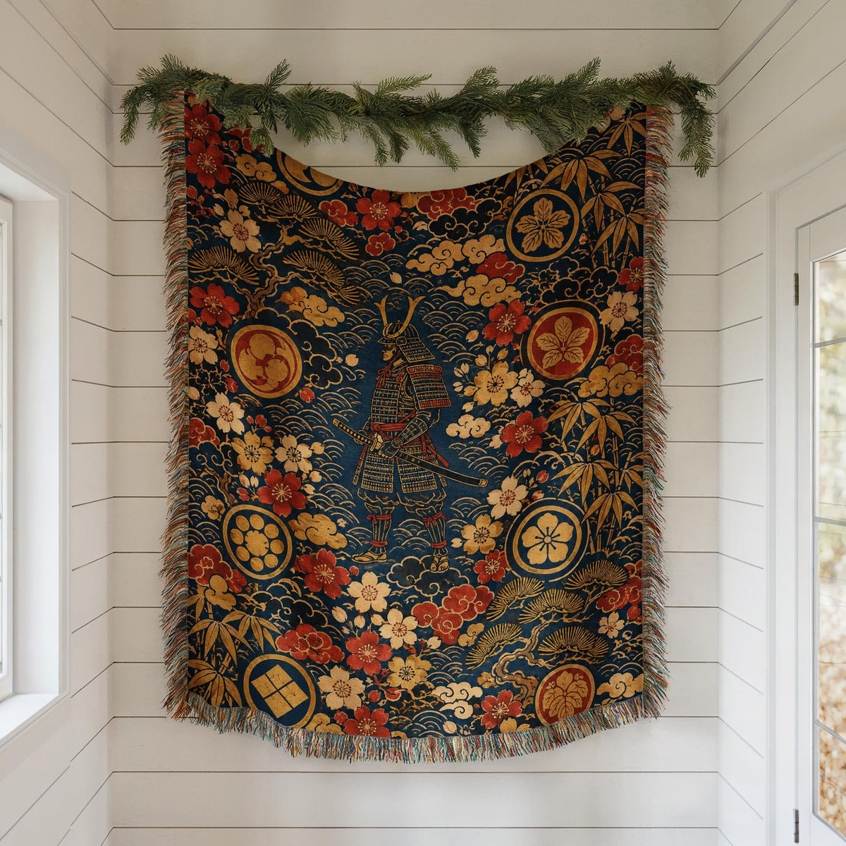 Samurai Woven Blanket