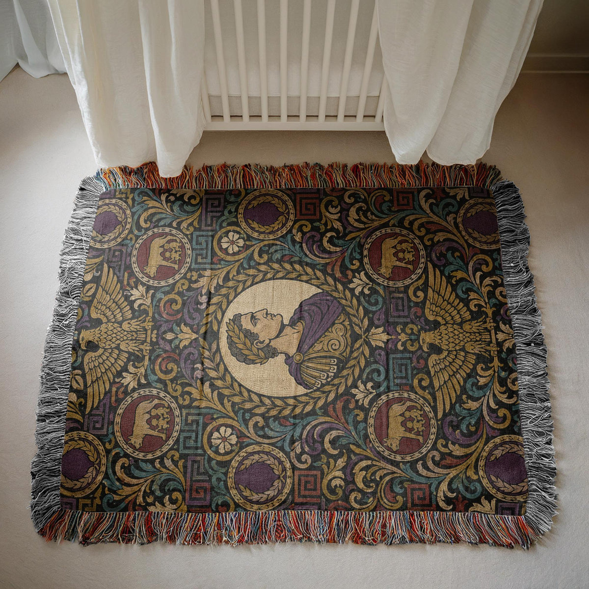 Julius Caesar Woven Blanket