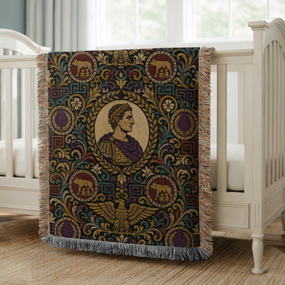 Julius Caesar Woven Blanket