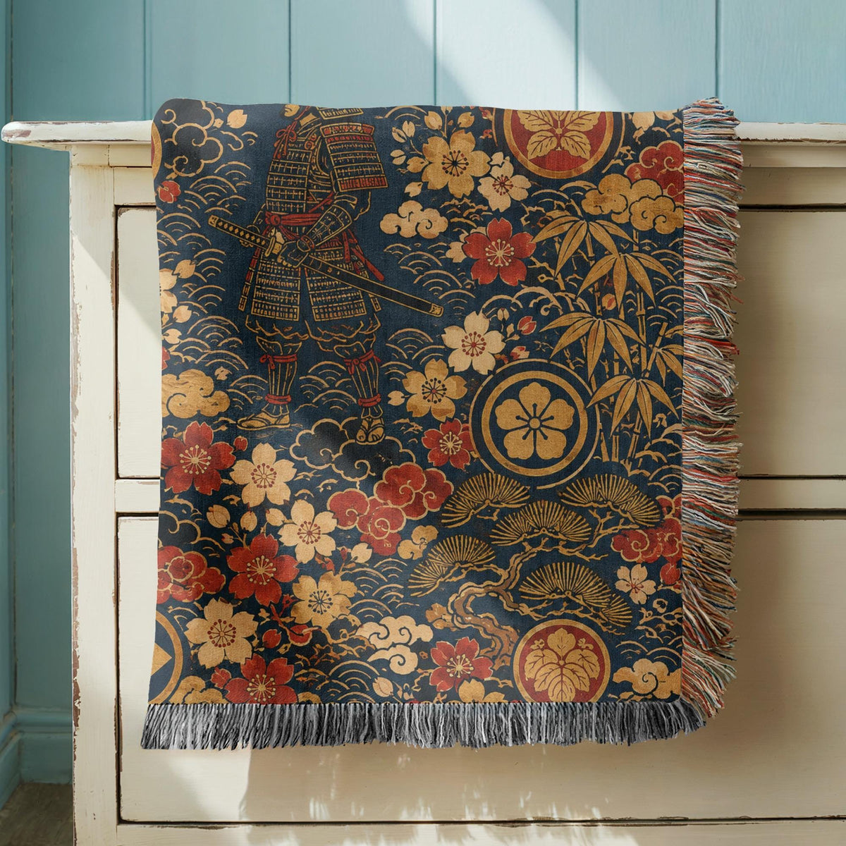 Samurai Woven Blanket