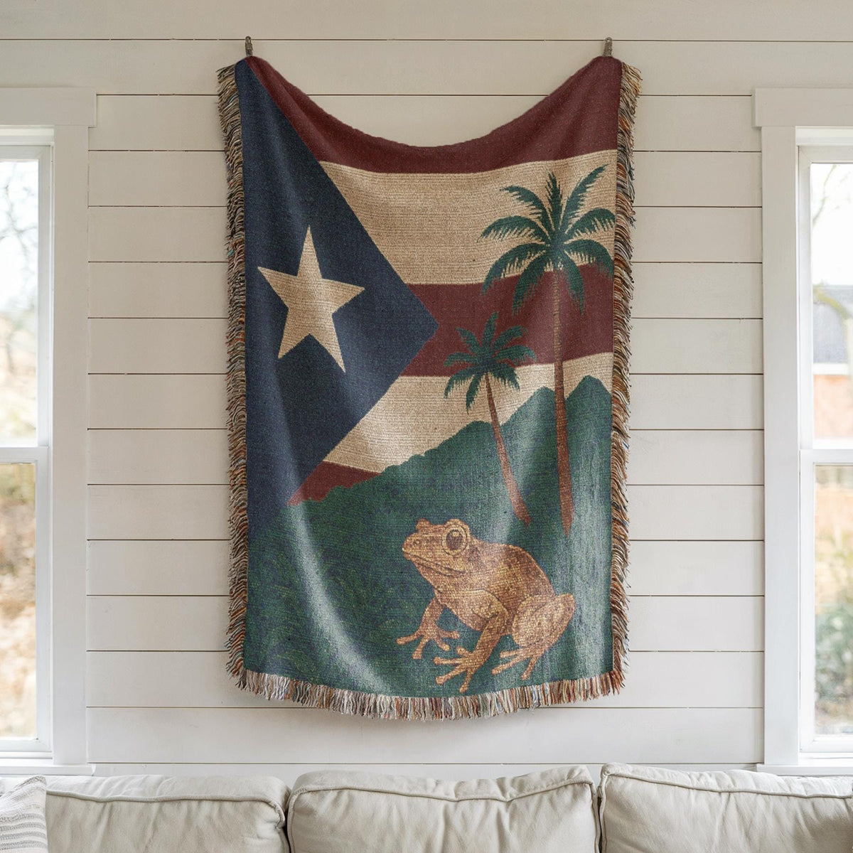 Puerto Rico Woven Blanket