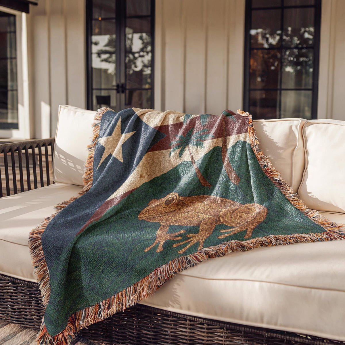 Puerto Rico Woven Blanket