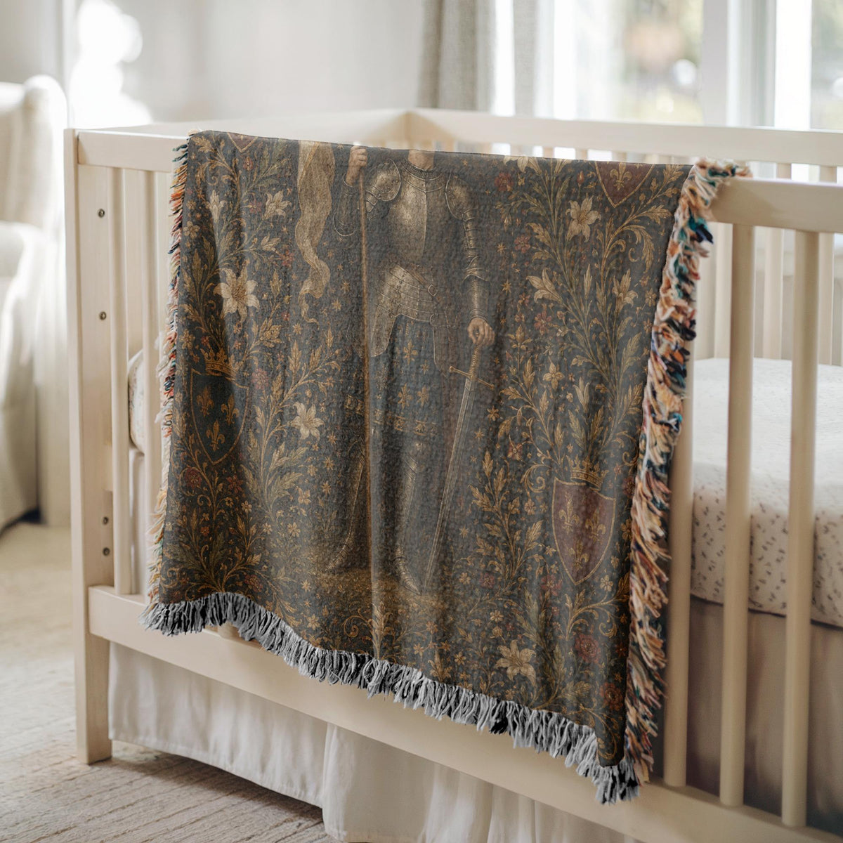 Joan of Arc Woven Blanket