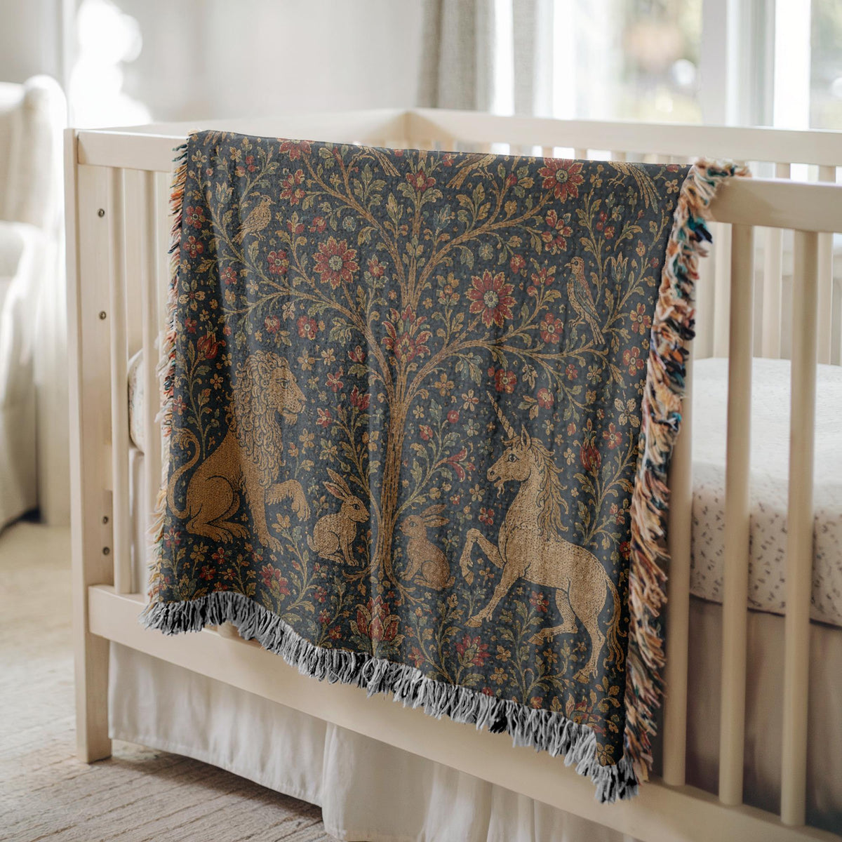 Tree of Life Woven Blanket