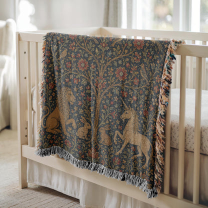 Tree of Life Woven Blanket