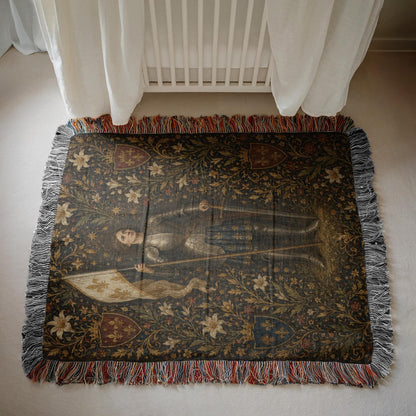 Joan of Arc Woven Blanket