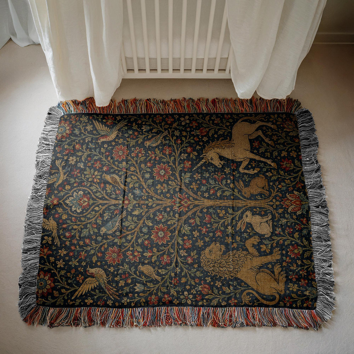 Tree of Life Woven Blanket