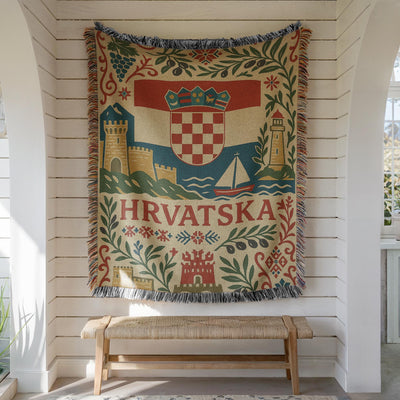 Croatia Woven Blanket
