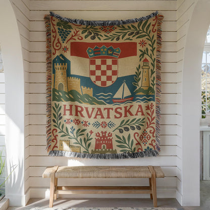 Croatia Woven Blanket