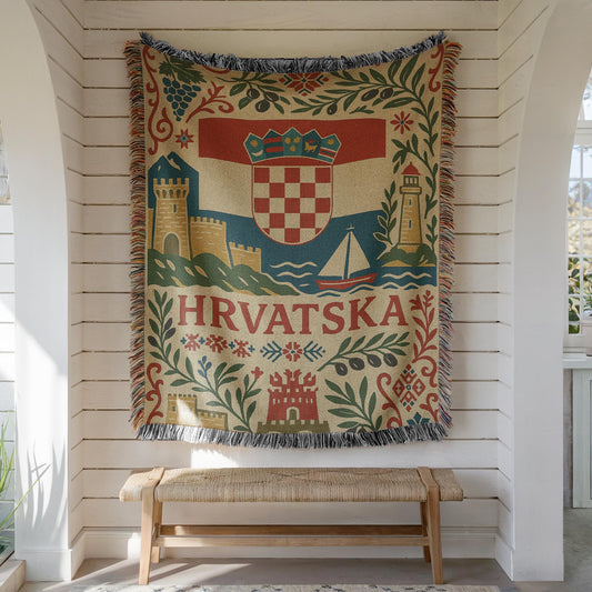 Croatia Woven Blanket