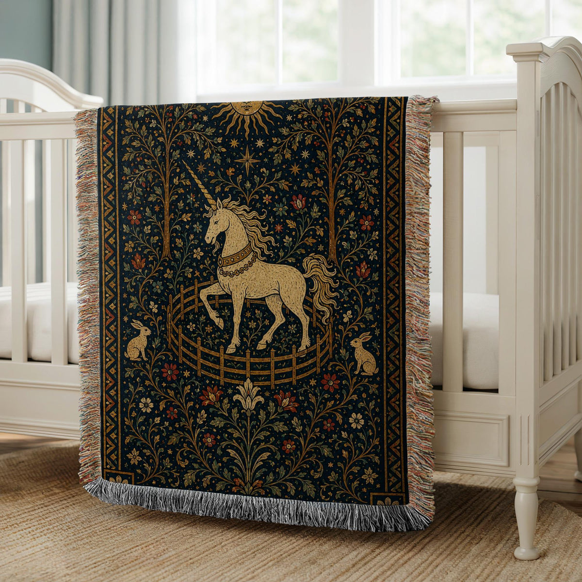 Unicorn Woven Blanket