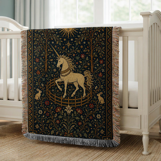 Unicorn Woven Blanket