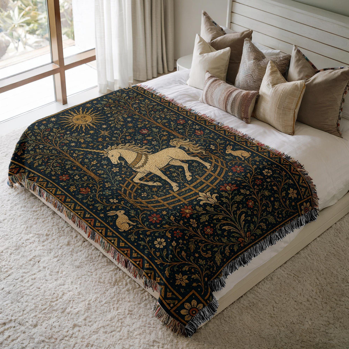 Unicorn Woven Blanket
