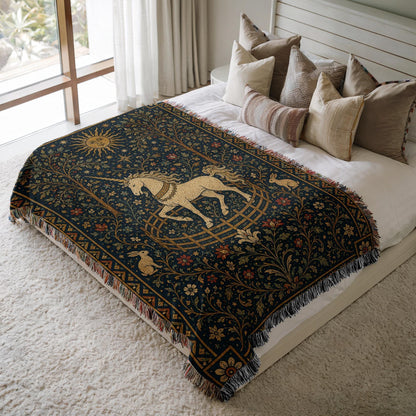 Unicorn Woven Blanket