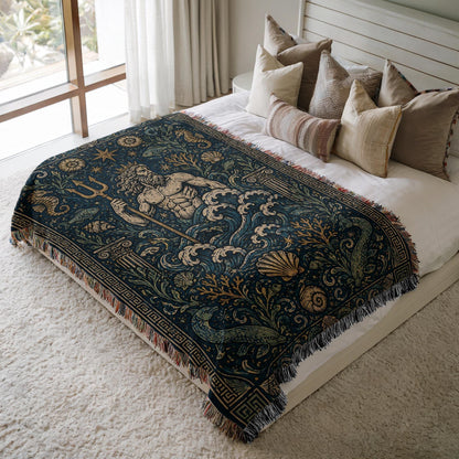 Poseidon Woven Blanket