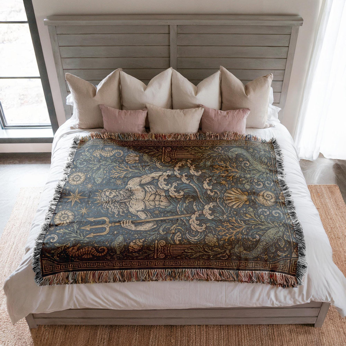 Poseidon Woven Blanket