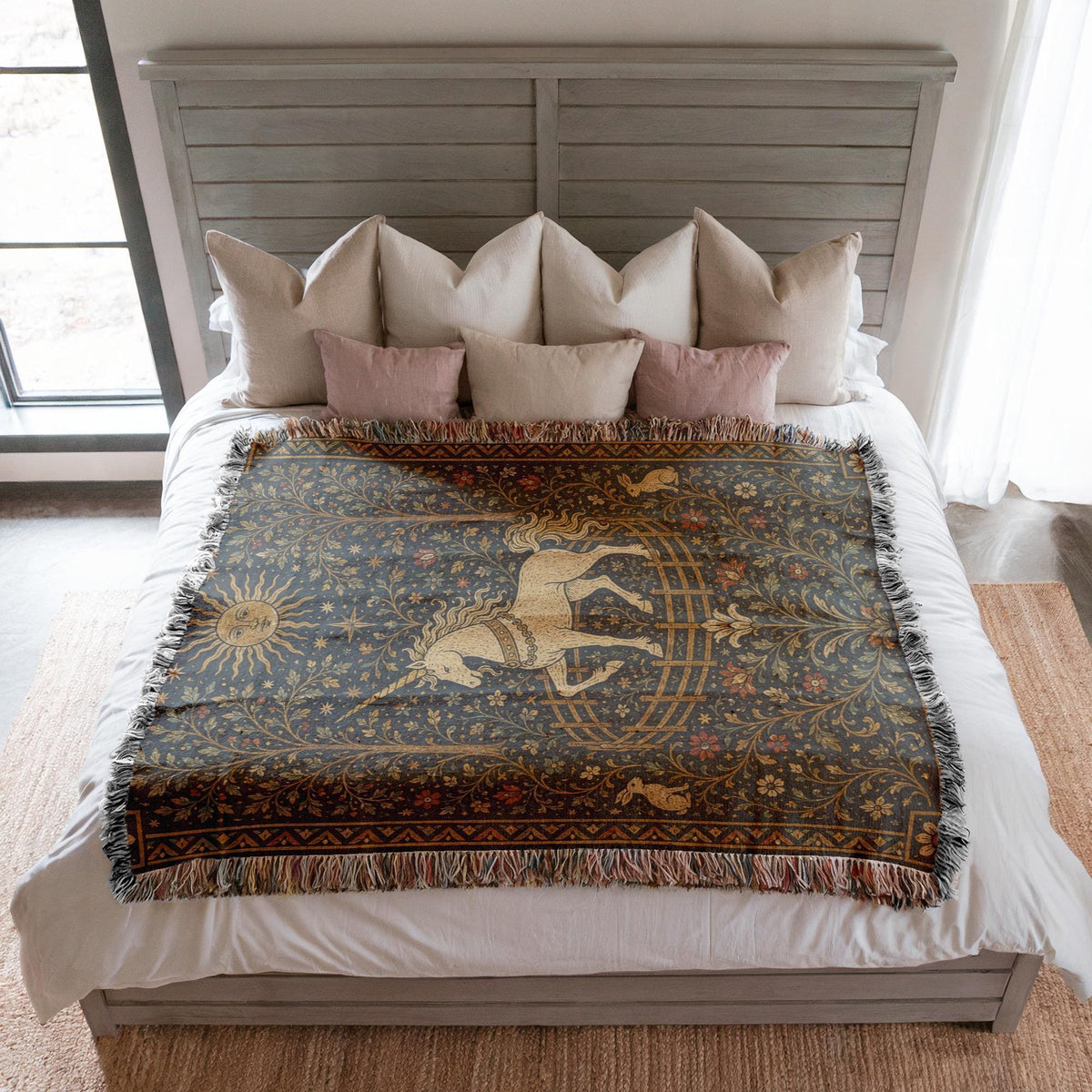 Unicorn Woven Blanket