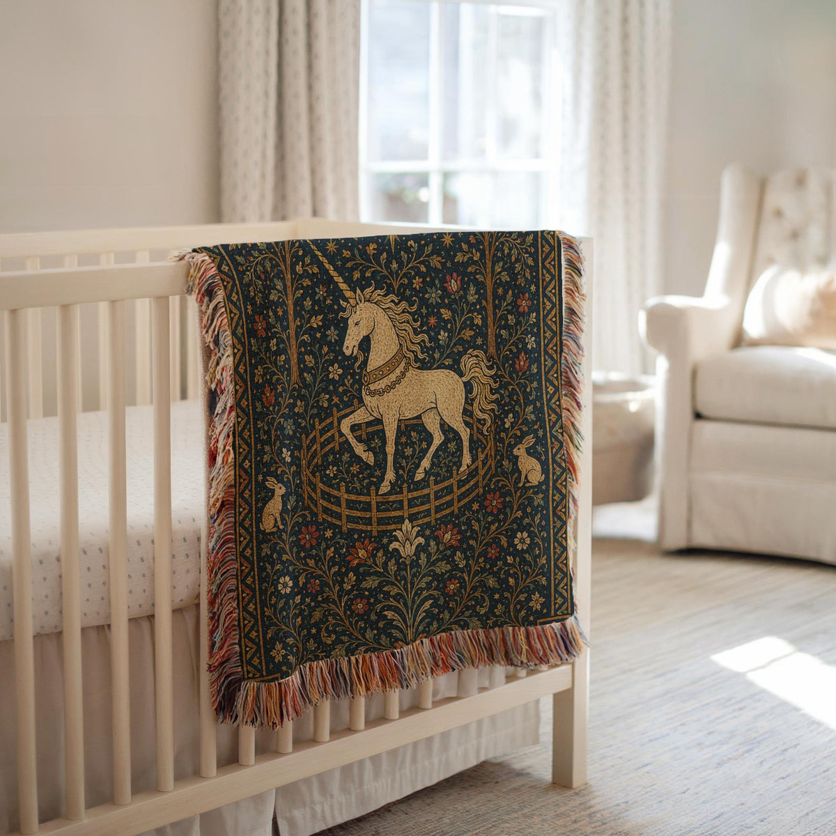 Unicorn Woven Blanket