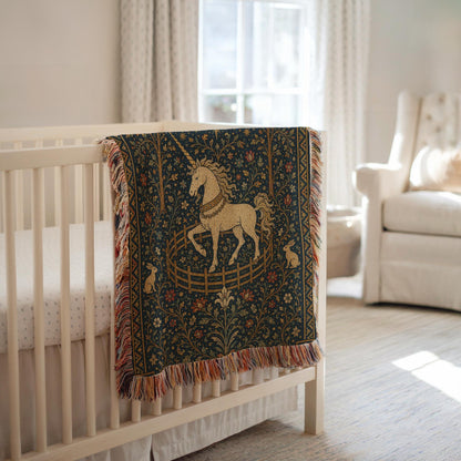 Unicorn Woven Blanket