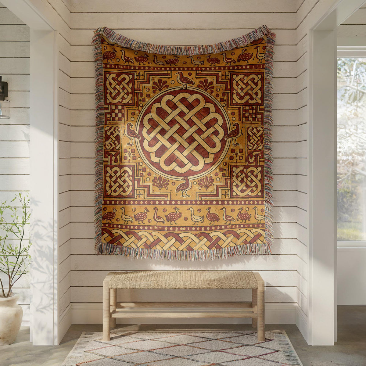 Ethiopian Harag Woven Blanket