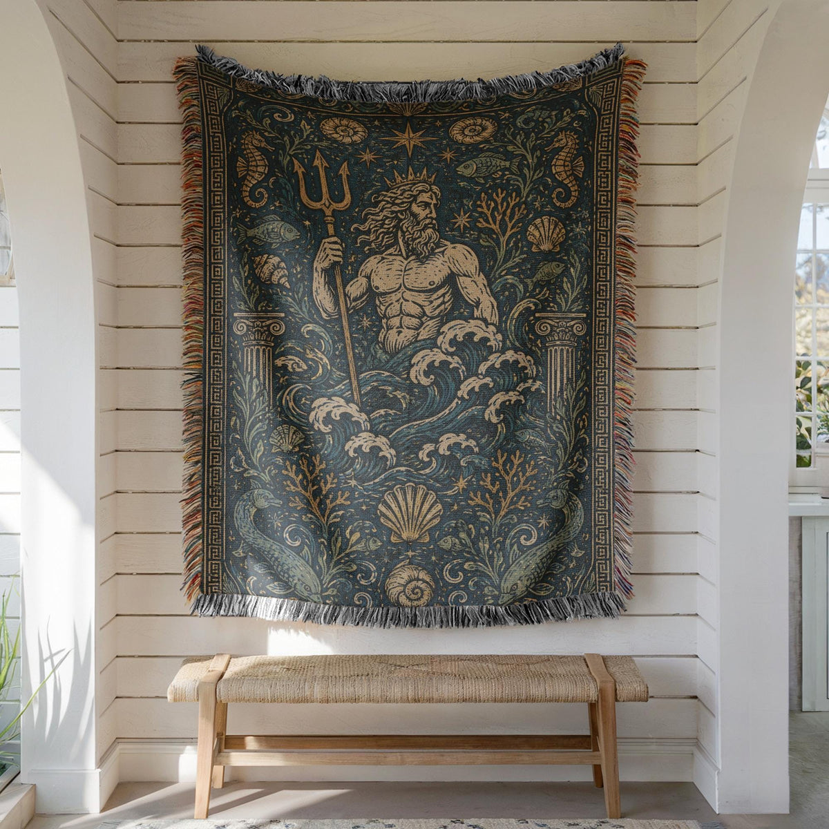 Poseidon Woven Blanket