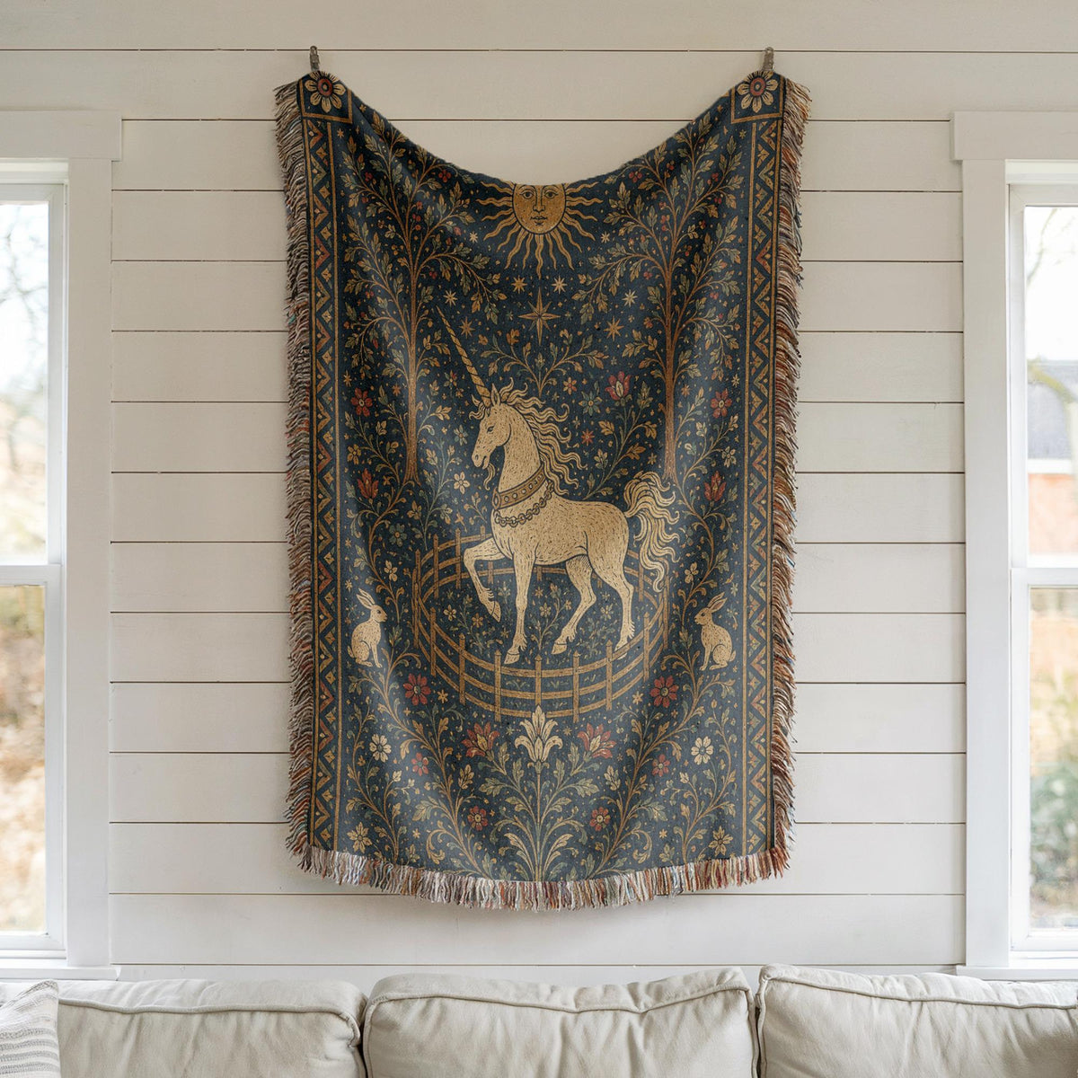 Unicorn Woven Blanket
