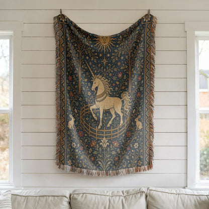 Unicorn Woven Blanket
