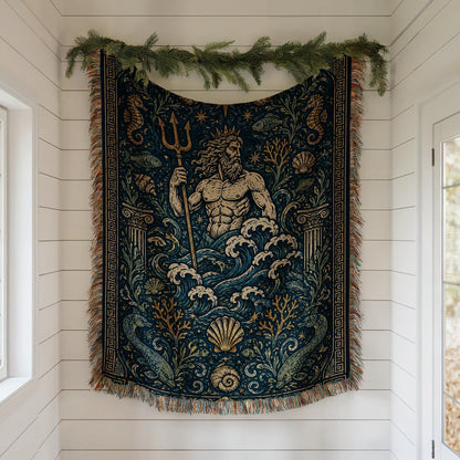Poseidon Woven Blanket