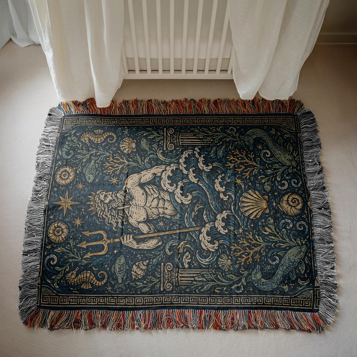 Poseidon Woven Blanket