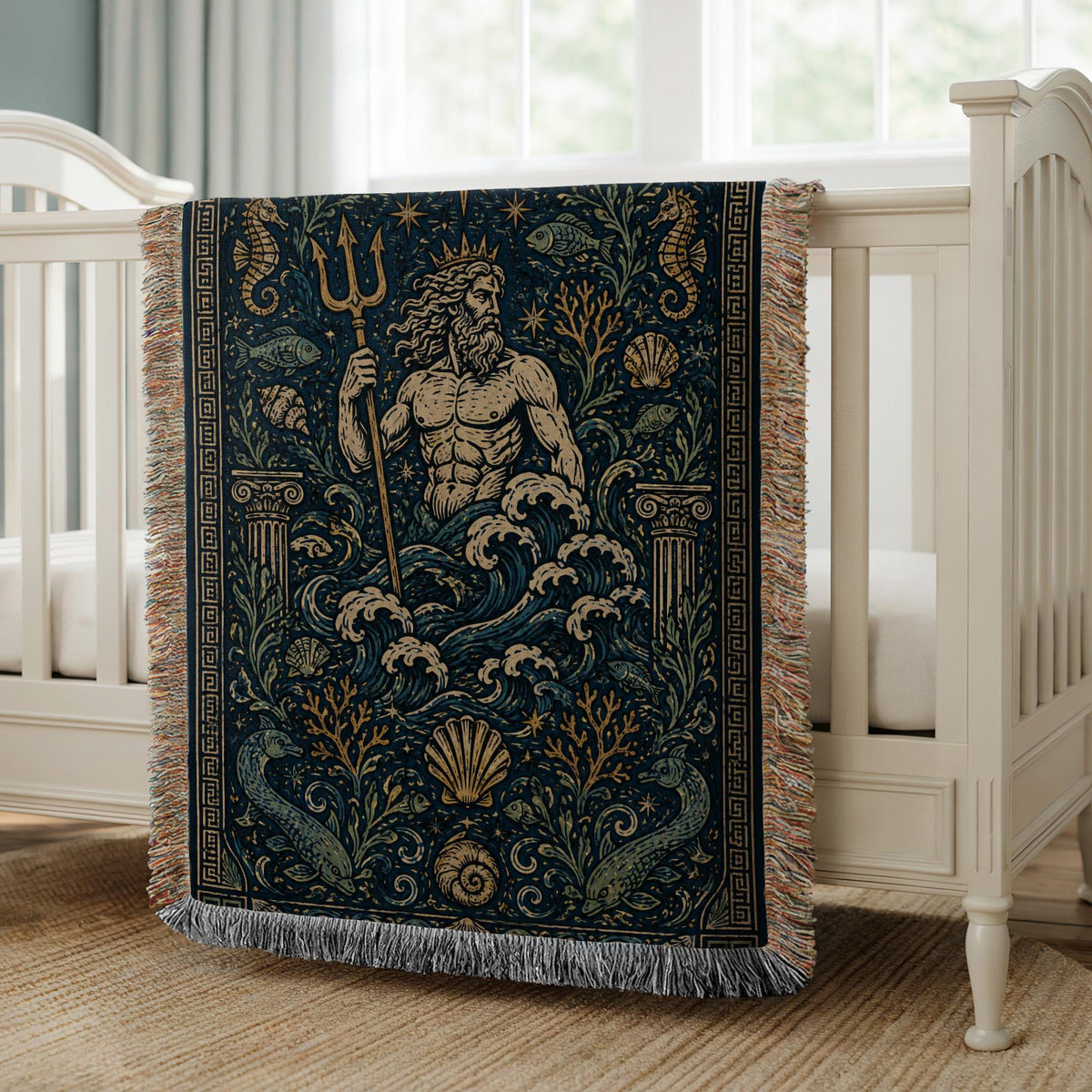 Poseidon Woven Blanket