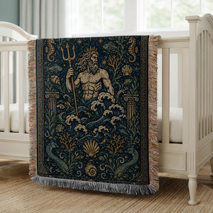 Poseidon Woven Blanket