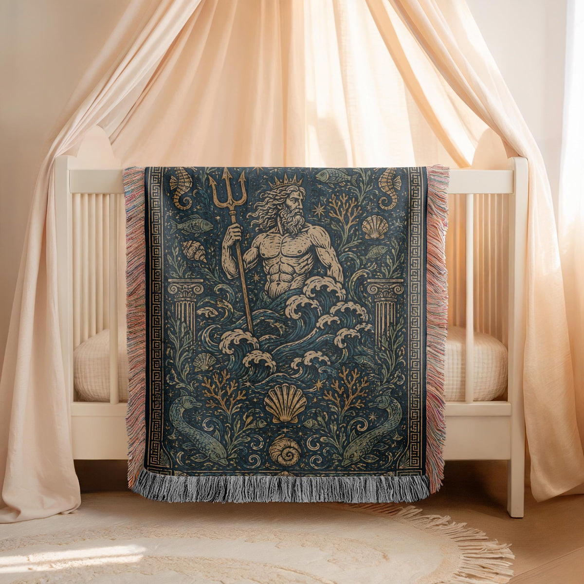 Poseidon Woven Blanket