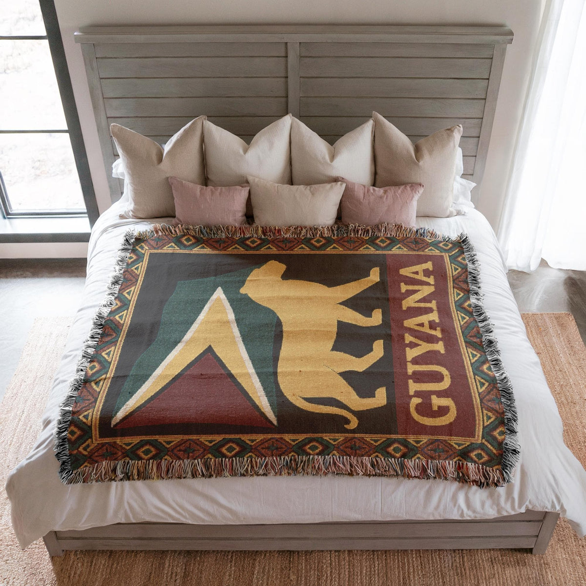 Guyana Woven Cotton Throw Blanket