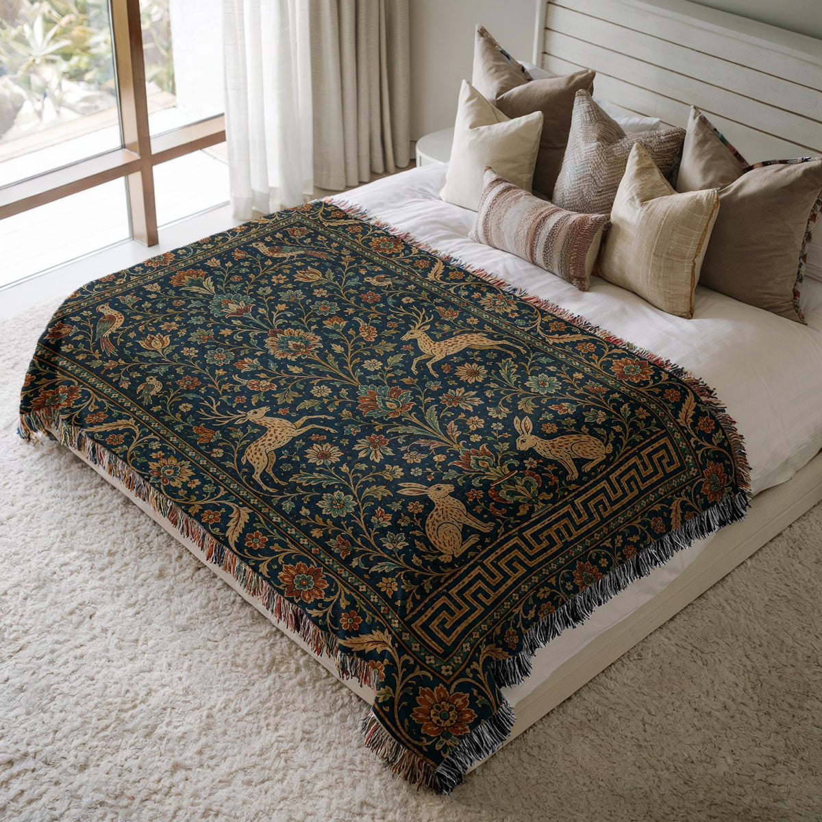 Tree of Life Woven Blanket