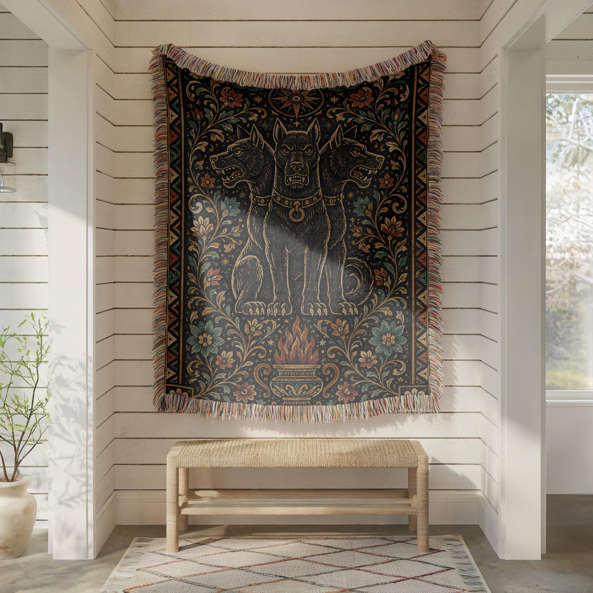 Cerberus Woven Blanket