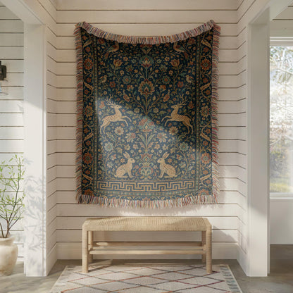 Tree of Life Woven Blanket