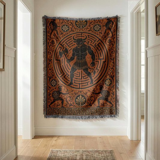 Hercules Lion Woven Blanket