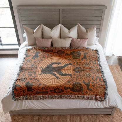 Minotaur Woven Blanket