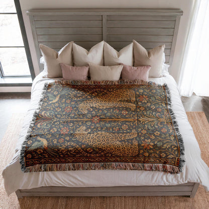 Leopard Woven Blanket