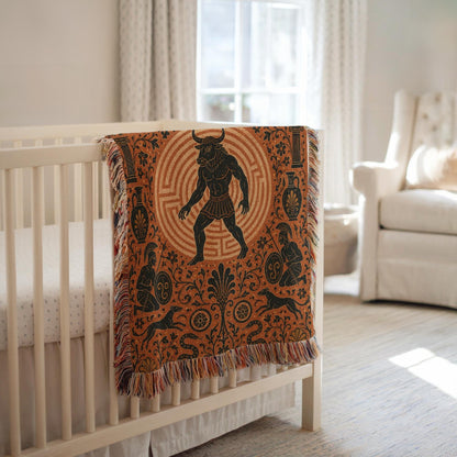 Minotaur Woven Blanket
