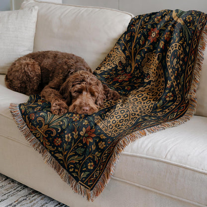 Leopard Woven Blanket