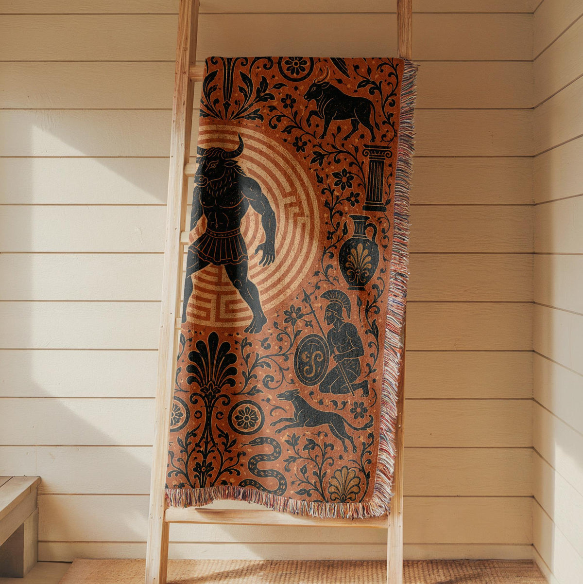 Minotaur Woven Blanket